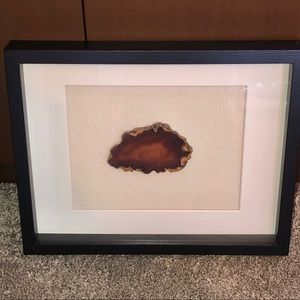 🆕 Agate slice black frame